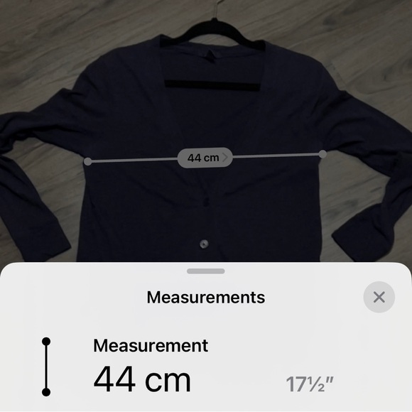 Gap Ladies Size S Navy Lightweight Button-up Cardigan - Picture 14 of 16